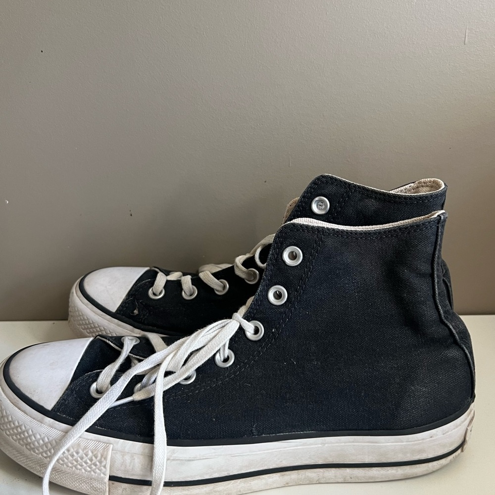 Black Converse High-Top Sneakers